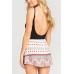 Tribal Print Zipper Casual Boho Shorts