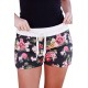 Floral Drawstring Pocket Casual Shorts