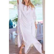 Fringe Casual Beach Dress Cover Up