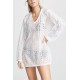 Lace Crochet V Neck Sexy Beach Dress Cover Up