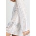 Lace Crochet V Neck Sexy Beach Dress Cover Up